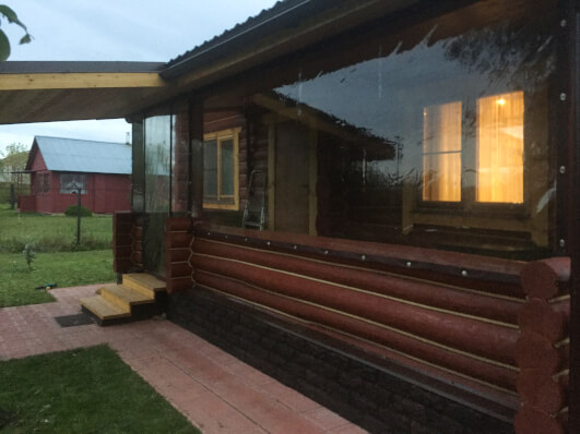 Веранда в срубе
