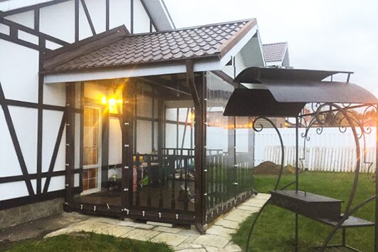 Мягкие окна для веранды